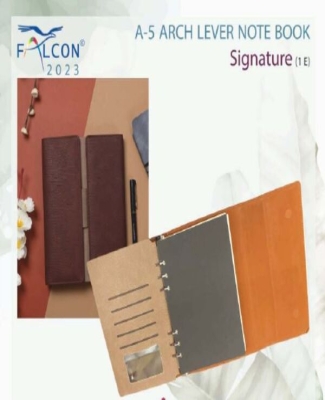 A5 ARCH LEVER NOTE BOOK : Signature