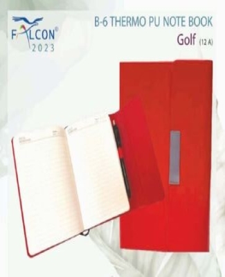 Note Book B6 : B6 Thermo PU Note Book Golf