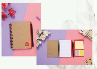 Note Book A6 : A6 Wiro 3 Fold