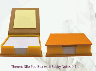 Slip Pad : Thermo Slip Pad Box with Sticky Notes