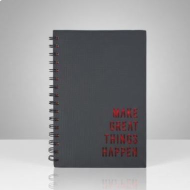 17I SPIRAL NOTEBOOK MAKE GREAT THINGS HAPPEN
