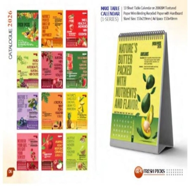 Fresh Picks Table Calender