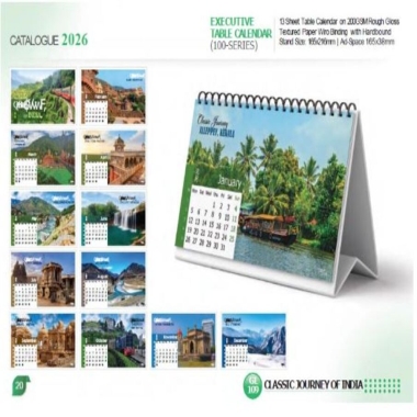 Classic Journey of India Table Calender