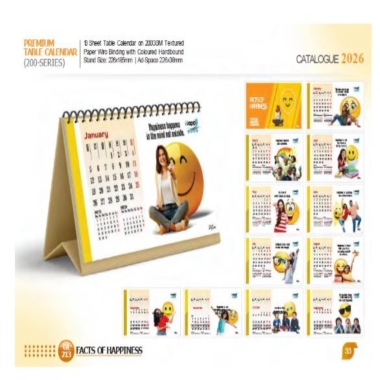 Facts of Happyness Table Calender