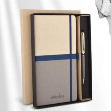 URBANISTA NOTEBOOK & PEN SET ( BLACK)