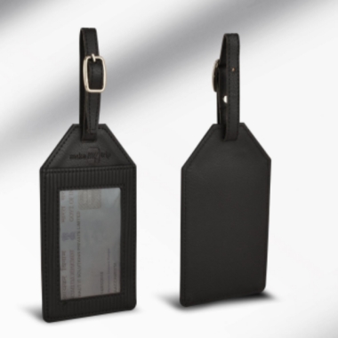 MAKE MY TRIP ( LUGGAGE TAG BLACK )