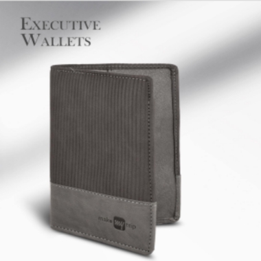 MAKE MY TRIP ( PASSPORT HOLDER GREY )