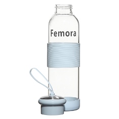 Borosilicate Glass Bottle- Blue FMBRBTGY