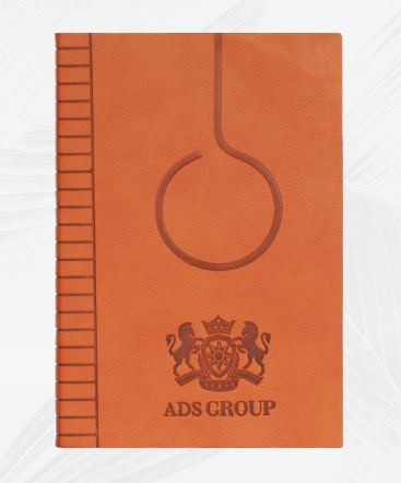 A-5 Soft Cover Notebook ADS Group (Orange Color )