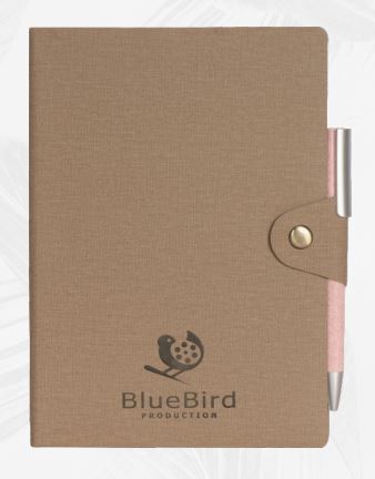 A-5 Soft Cover Notebook Blue Bird