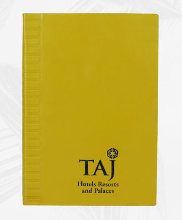 A-5 Soft Cover Notebook Taj