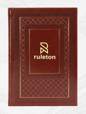 A-5 Hard Cover Notebook Ruleton