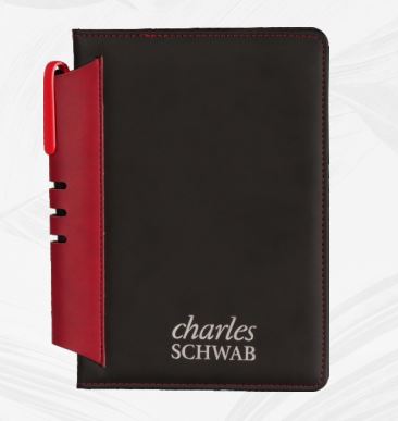 A-5 Hard Cover Notebook Charles Schwab