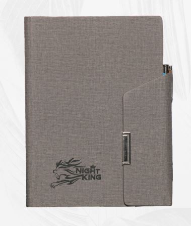 A-5 Hard Cover Notebook Night King