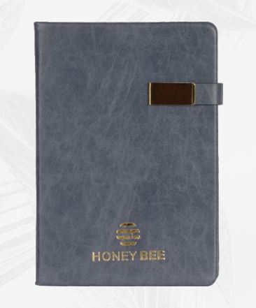 A-5 Hard Cover Notebook Honey Bee