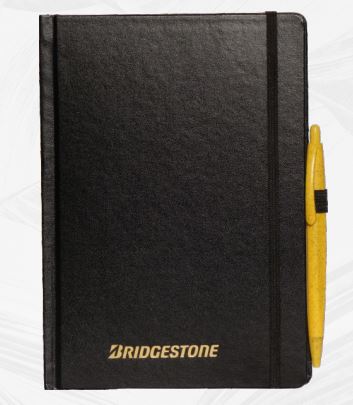 A-5 Hard Cover Notebook Bridgestone