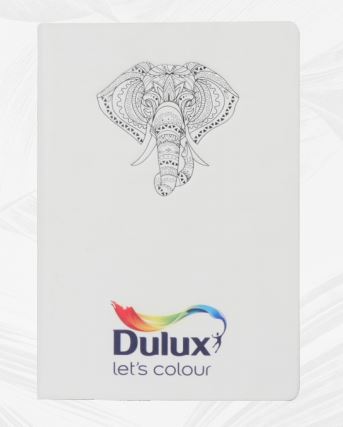 A-5 Hard Cover Notebook Dulux Lets Colour