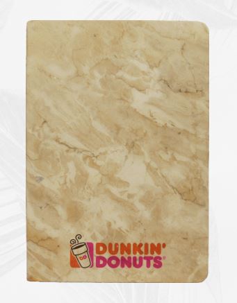A-5 Hard Cover Notebook  Dunkin Donuts