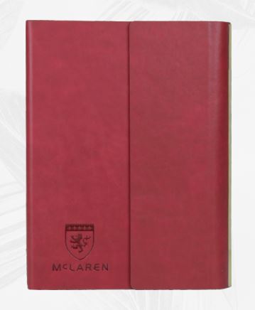 A-5 Hard Cover Notebook Mclaren