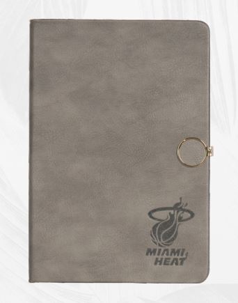A-5 Hard Cover Notebook Miami Heat