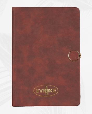 A-5 Hard Cover Notebook Strike