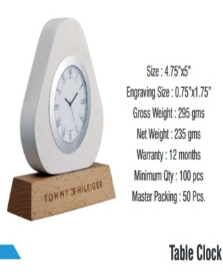 TABLE CLOCKS : TOMMY HILFIGER