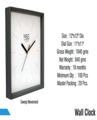 WALL CLOCKS : M & S