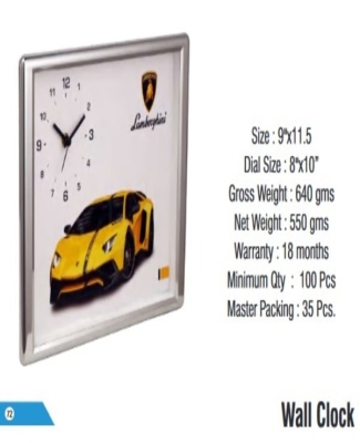 WALL CLOCKS : LAMBORGHINI