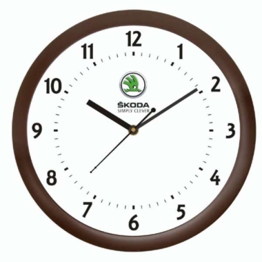 Wall Clock Skoda Simply Clever