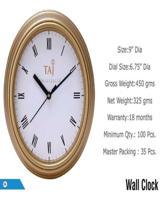 Wall Clocks: Taj