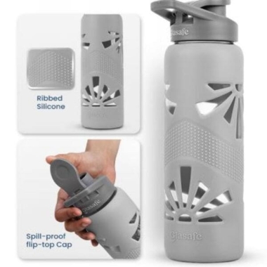 Clear Grip- SILLICON BOTTLE - 750 ML ( Soothing Slate)