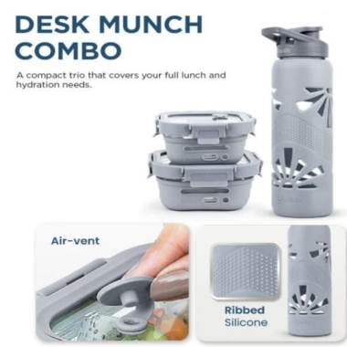 Desk Munch Combo (Soothing Slate)