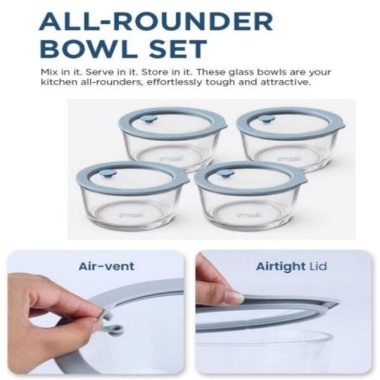 All Rounder Bowl Set Combo (Soothing Slate)
