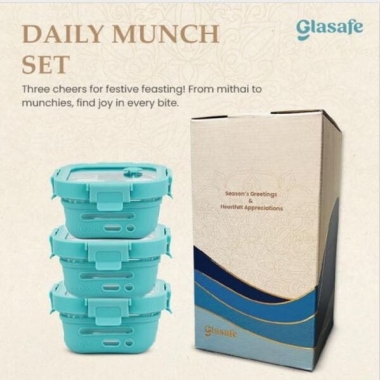 DIWALI COMBO 1 -Daily Munch Set-- 320ml Tiffin *3