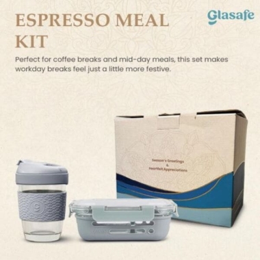 DIWALI COMBO 5 - Espresso Meal Kit - 1coffe mug + 1 compartment tiffin