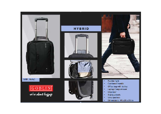 HYBRID
(OFFICE BAG CUM TROLLEY BAG)