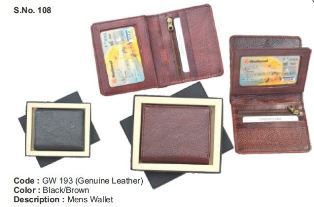 Mens Wallet - Genuine Leather