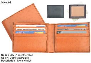 Mens Wallet - Leatherette