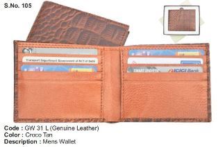 Mens Wallet - Genuine Leather