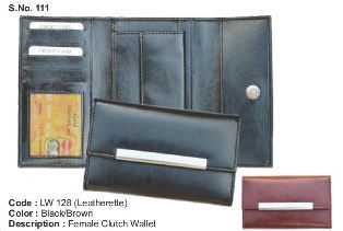 Female Clutch Wallet - Leatherette