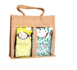 Eco friendly jute bags with Assam & Green Combo