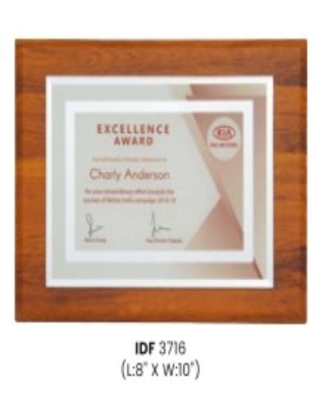 Mementos&Plaques -Kia Award