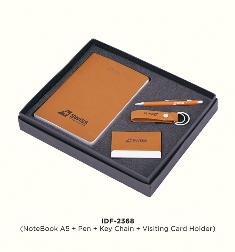 IDF-2368 Swiss Air (Pen +K Chain + V Card Holder + Note Book)