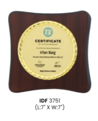 Mementos&Plaques -Bajaj Alliance