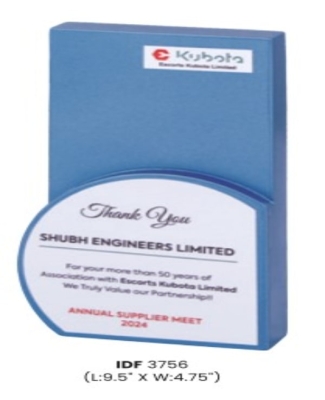 Mementos&Plaques -Kubota