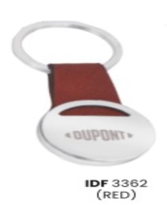 Keychains -Cisco Red Blue with PVC Pouch