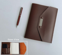 Pen & Notebook Gift Combos  Brown Chrome