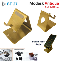 Steel Novelties Antique Gold Mobile Stand