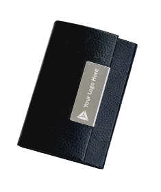 Metal/Leatherette Card Holders