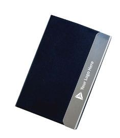 Metal/Leatherette Card Holders